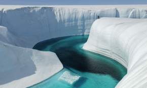 Símil de glaciar de casi 9 toneladas llega a Lollapalooza para generar conciencia sobre el cambio climático [FOTOS]